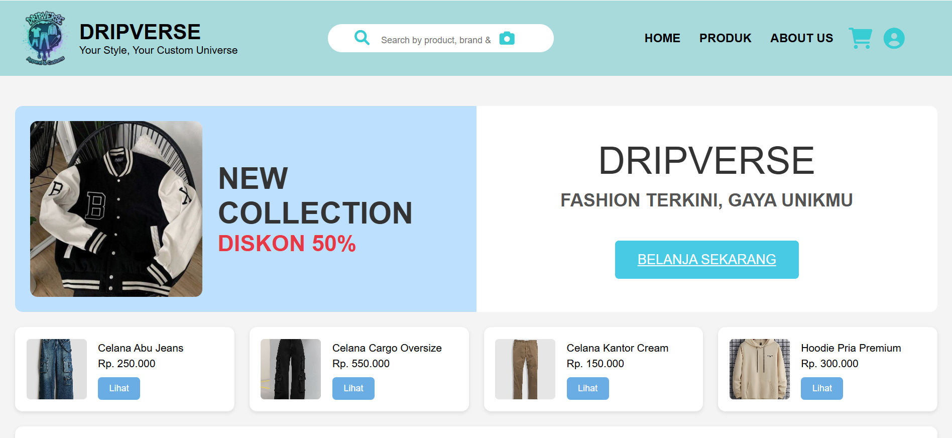 Website Ecommerce Driverse