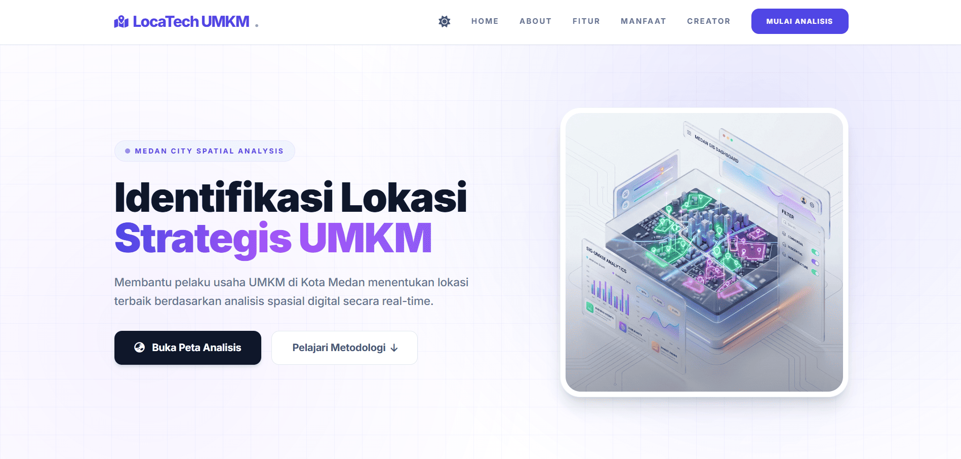 PENGEMBANGAN SISTEM INFORMASI GEOGRAFIS (WEB-GIS) REAL-TIME PENENTU LOKASI STRATEGIS UMKM DI KOTA MEDAN BERBASIS POSTGIS