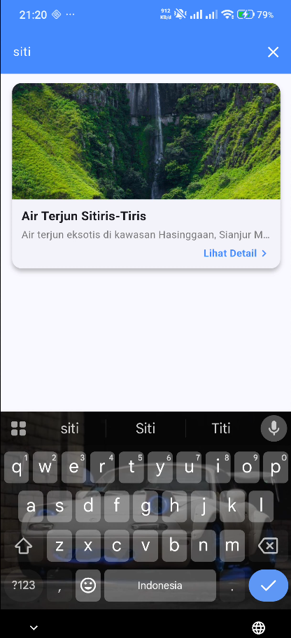 Screenshot 26 dari project PENGEMBANGAN SISTEM INFORMASI GEOGRAFIS PEMETAAN WISATA DAN PERHOTELAN DI KABUPATEN SAMOSIR DENGAN FITUR REKOMENDASI TERDEKAT DAN RUTE OTOMATIS TERINTEGRASI BERBASIS WEB DAN MOBILE