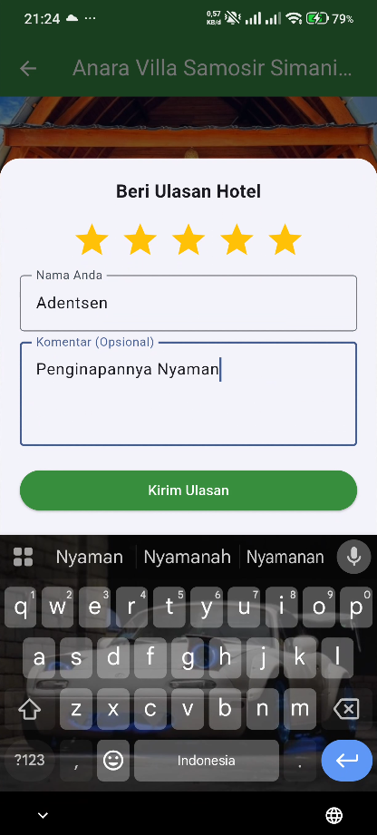 Screenshot 30 dari project PENGEMBANGAN SISTEM INFORMASI GEOGRAFIS PEMETAAN WISATA DAN PERHOTELAN DI KABUPATEN SAMOSIR DENGAN FITUR REKOMENDASI TERDEKAT DAN RUTE OTOMATIS TERINTEGRASI BERBASIS WEB DAN MOBILE