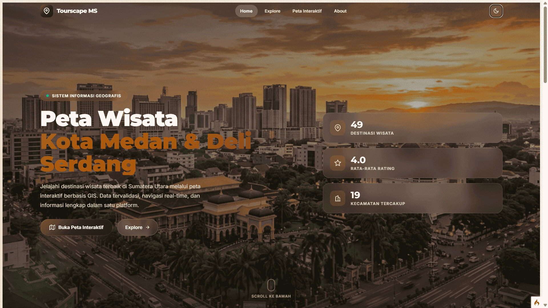 SIG Pemetaan Tempat Wisata Di Daerah Kota Medan & Kabupaten Deli Serdang