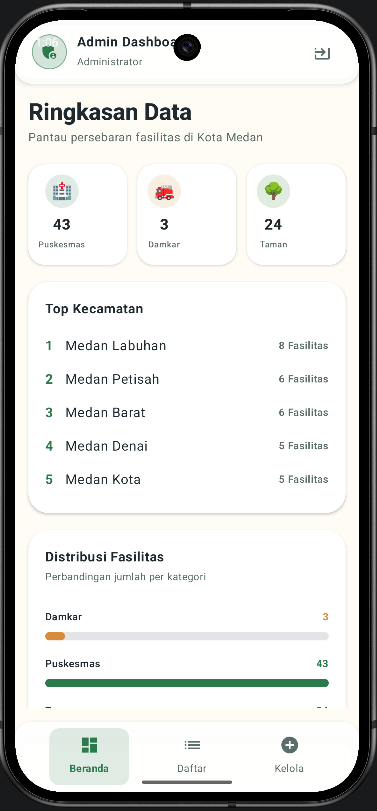 Screenshot 5 dari project ELERA - PENGEMBANGAN SISTEM INFORMASI GEOGRAFIS FASILITAS UMUM BERBASIS WEB DAN ANDROID DENGAN FITUR PEMETAAN DAN FILTER DATA