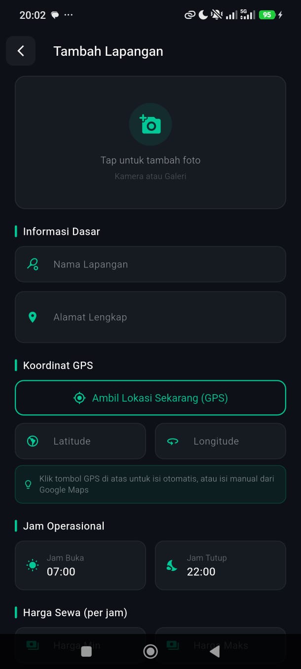 Screenshot 5 dari project WEBSITE-APP SIG KELOMPOK PADEL MEDAN