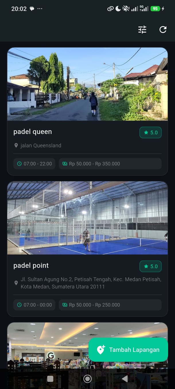 Screenshot 6 dari project WEBSITE-APP SIG KELOMPOK PADEL MEDAN