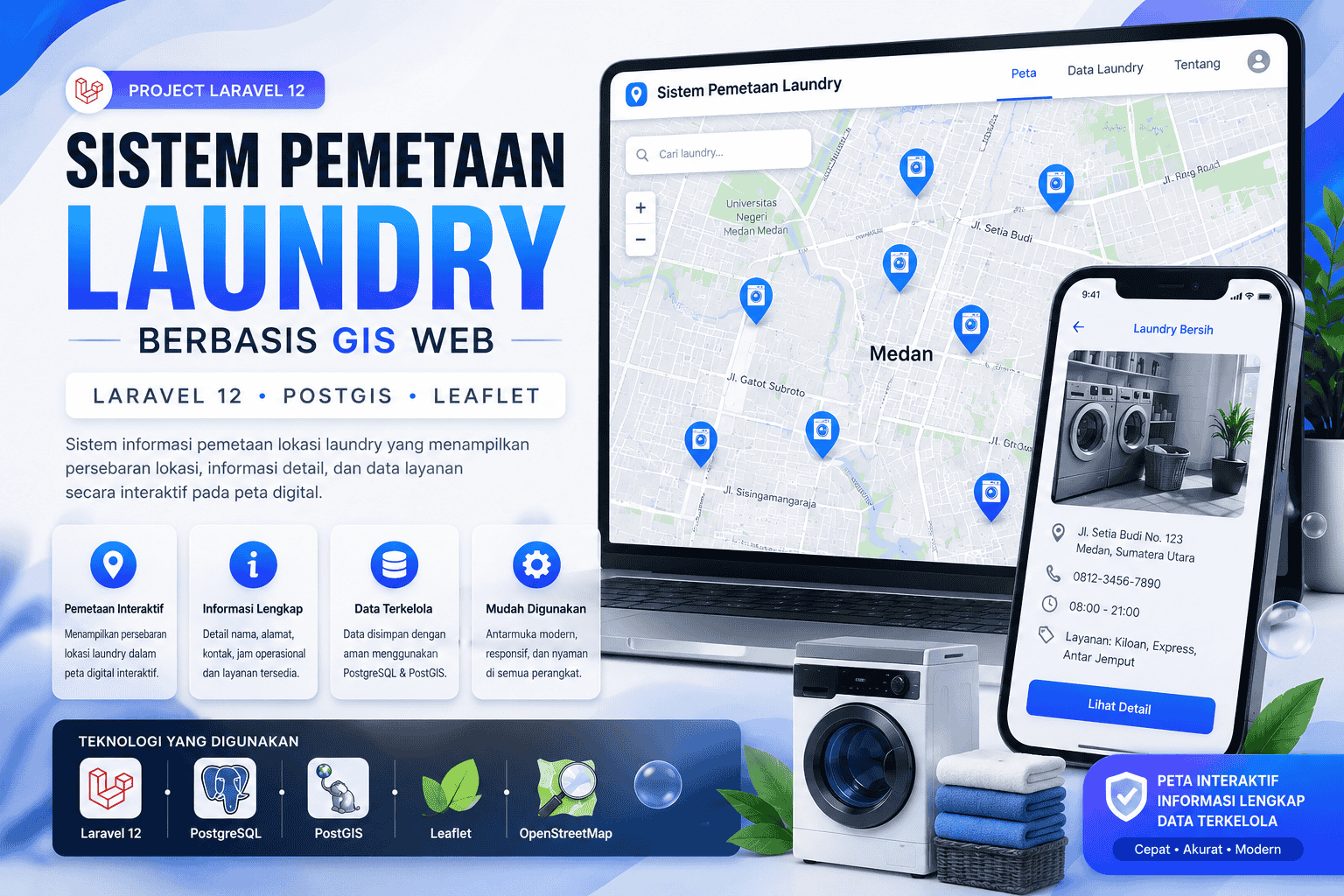 Thumbnail SIG Pemetaan Laundry Kecamatan Medan Area