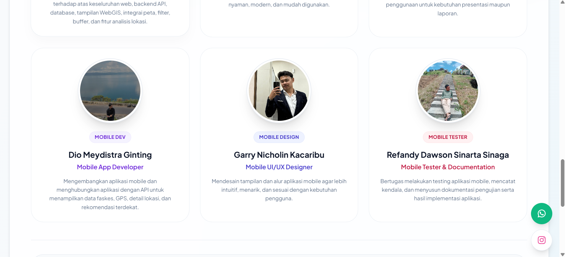 Screenshot 3 dari project MediGIS: WebGIS Pemetaan Fasilitas Kesehatan Kecamatan Medan Kota