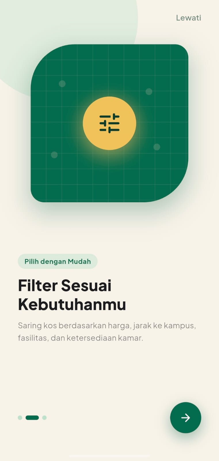 Screenshot 2 dari project Nearkos USU