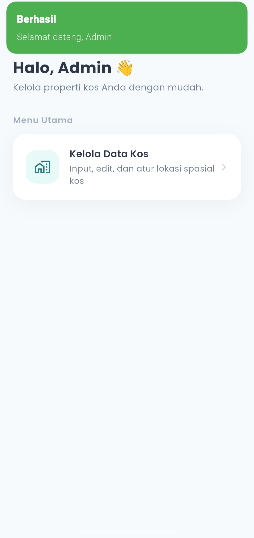 Screenshot 4 dari project Nearkos USU
