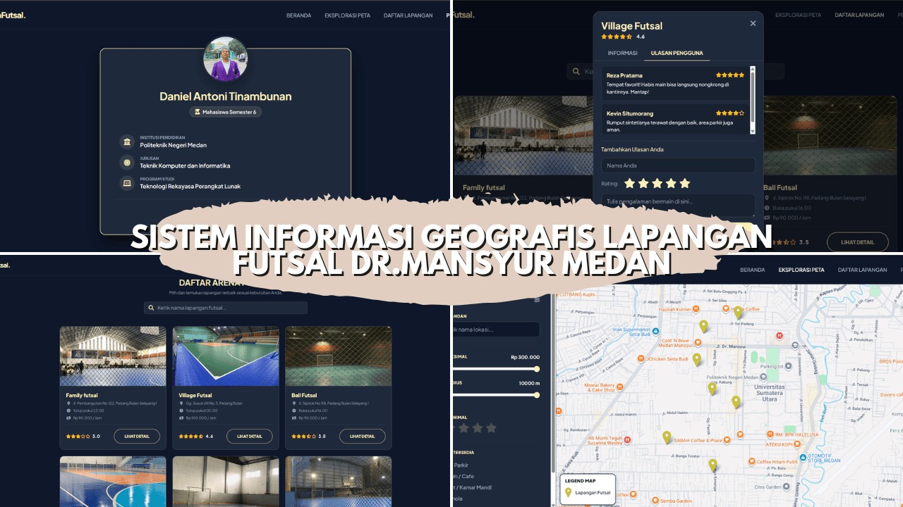 Thumbnail Sistem Informasi Geografis Lapangan Futsal Dr.Mansyur Medan