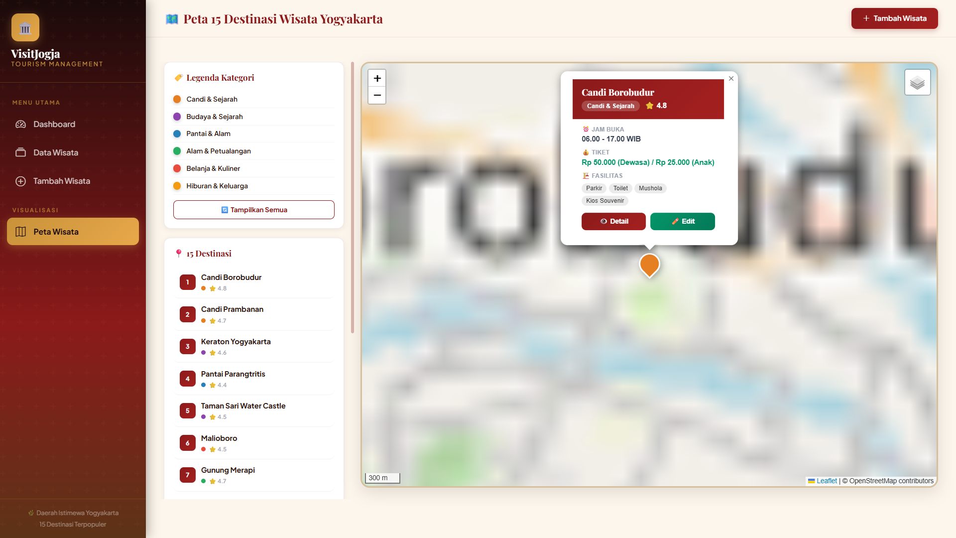 Screenshot 5 dari project  LAPORAN SISTEM INFORMASI GEOGRAFIS TEMPAT WISATA DAERAH YOGYAKARTA