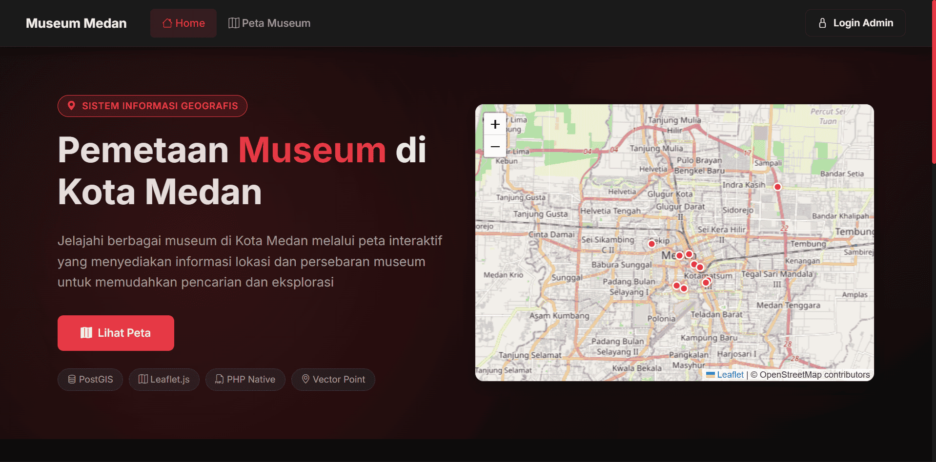 Thumbnail Pemetaan Museum di Kota Medan