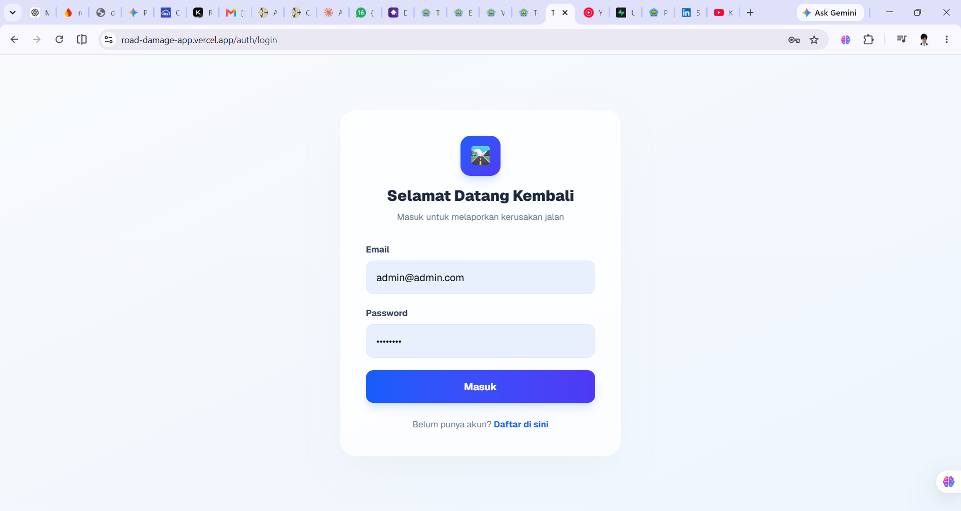 Screenshot 4 dari project Tolong Apakan Dulu Jalan Ini
