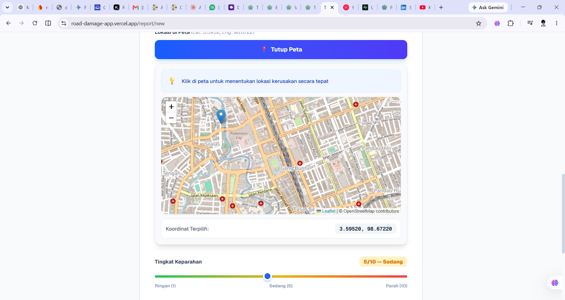 Screenshot 14 dari project Tolong Apakan Dulu Jalan Ini